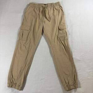 Mens Cargo Jogger Pants BoohooMAN M Fits Like 30 X 28Tan Streetwear Utility Slim